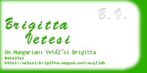 brigitta vetesi business card